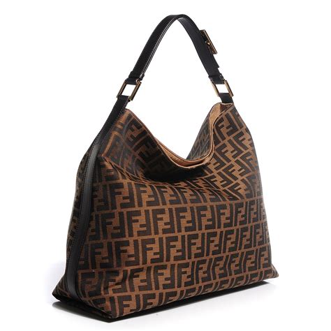 fendi zucca large hobo